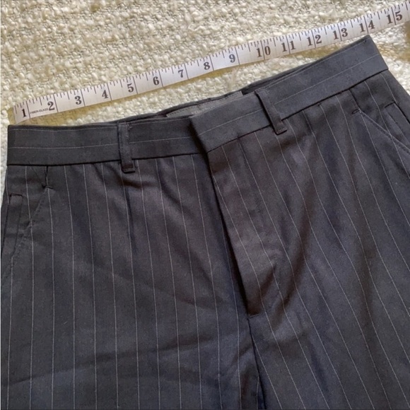 🎩 Kenneth Cole Reaction Size 18 Black Pinstripe Dress Pant - Picture 5 of 7